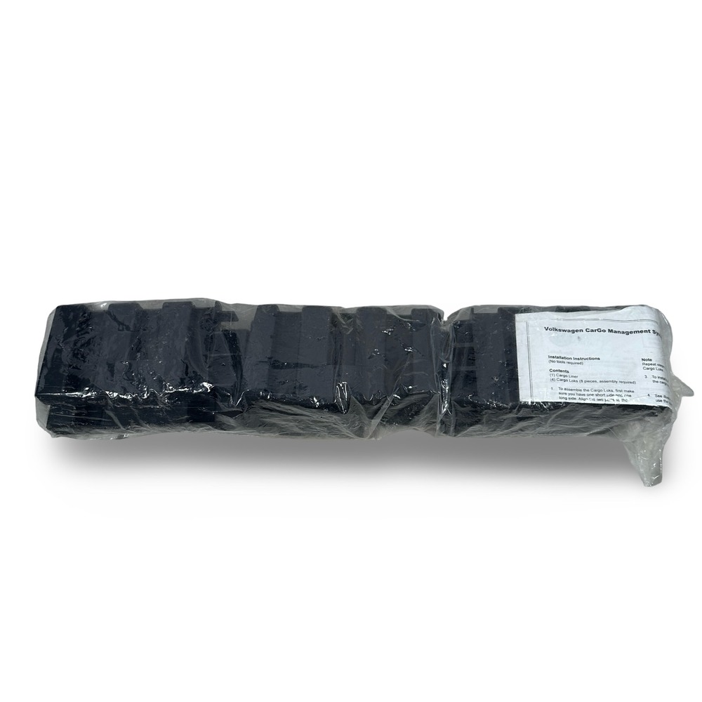 Volkswagen CarGo Management System Cargo Loks Blocks Trunk Organizer Set Black